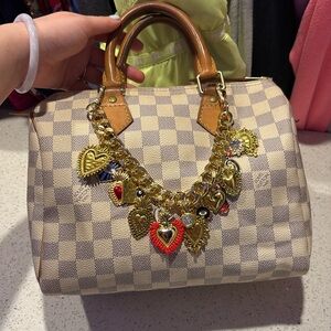 STUNNING LOUIS VUITTON DAMIER AZURE SPEEDY 25